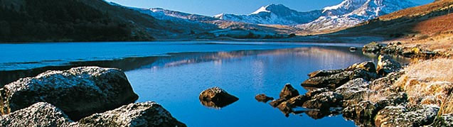 Shot of Snowdonia